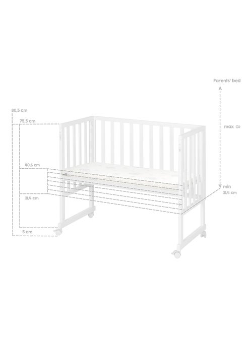 Berceau cododo 3en1 avec matelas et accessoires - roba - Kiabi Berceau cododo 3en1 avec matelas et accessoires - roba - Kiabi