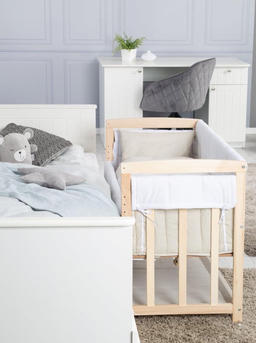 Berceau cododo 4en1 avec literie complète imprimée ourson 'liebhabear' roba - Kiabi