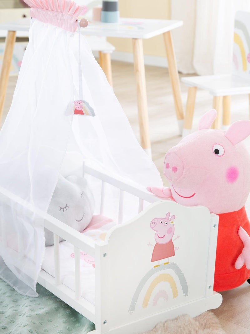 Berceau de poupée en bois avec linge de lit 'Peppa Pig' ROBA N/A - Kiabi