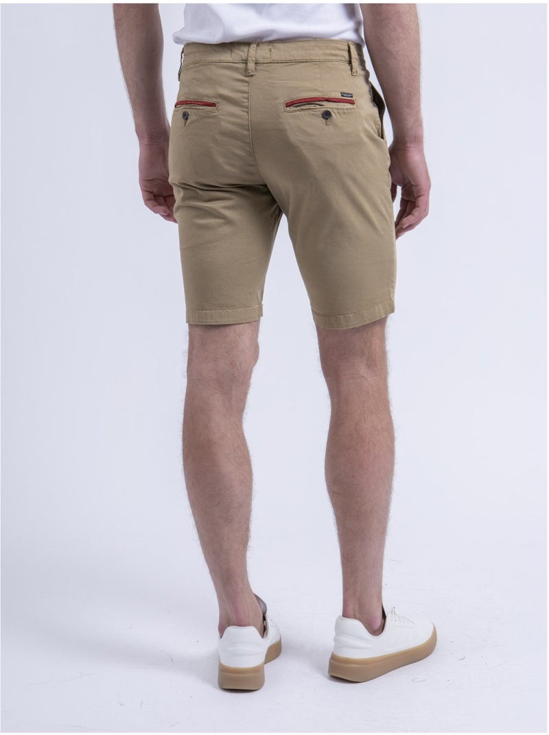 BERKLARO chino Bermuda shorts Beige - Kiabi