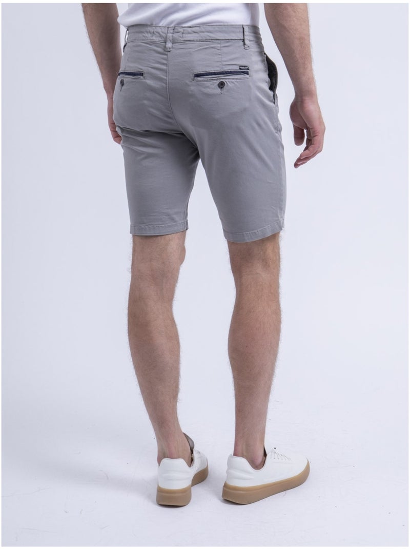 BERKLARO chino Bermuda shorts Lichtgrijs - Kiabi