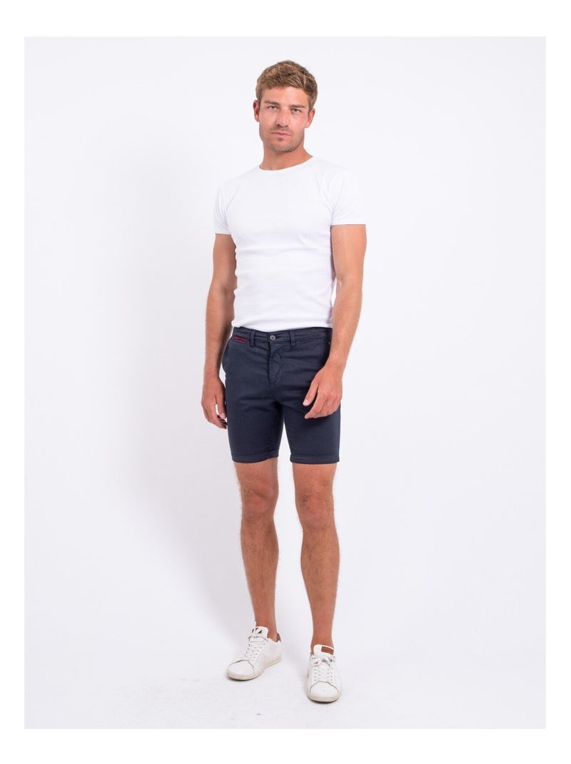 BERKLARO chino Bermuda shorts Marineblauw - Kiabi