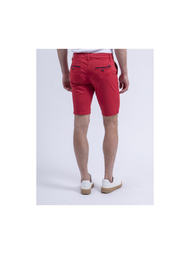 BERKLARO chino Bermuda shorts Rood - Kiabi