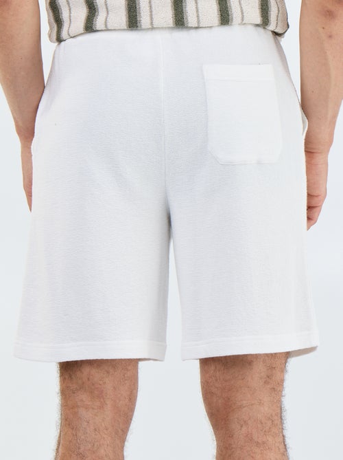 Bermuda à la taille élastiquée + cordons - Kiabi Bermuda à la taille élastiquée + cordons - Kiabi