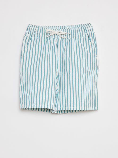 Bermuda avec taille élastiquée - Kiabi