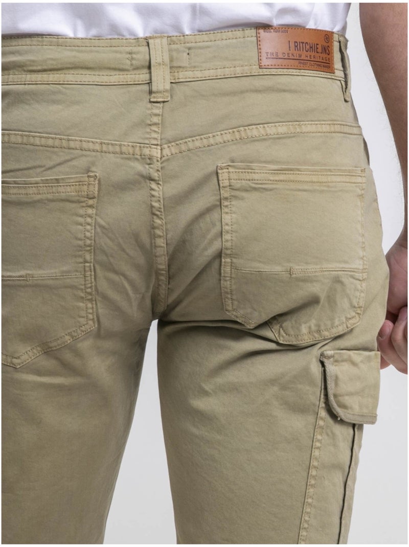 Bermuda battle barein Beige - Kiabi