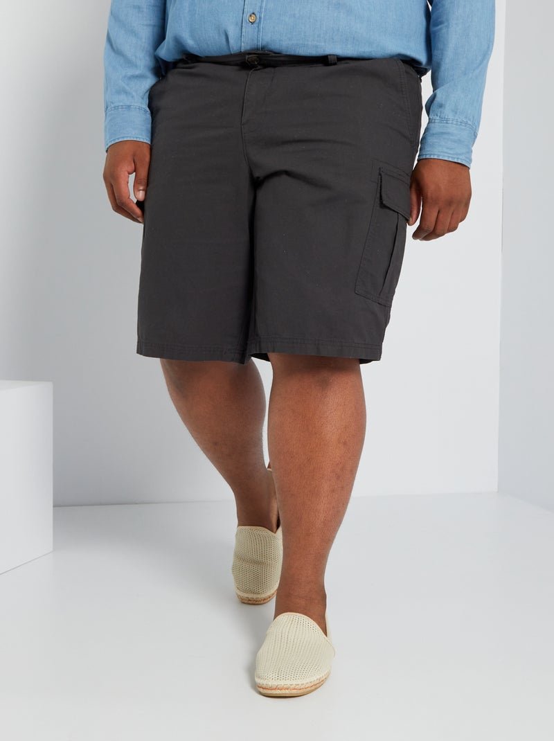 Bermuda battle gris foncé - Kiabi