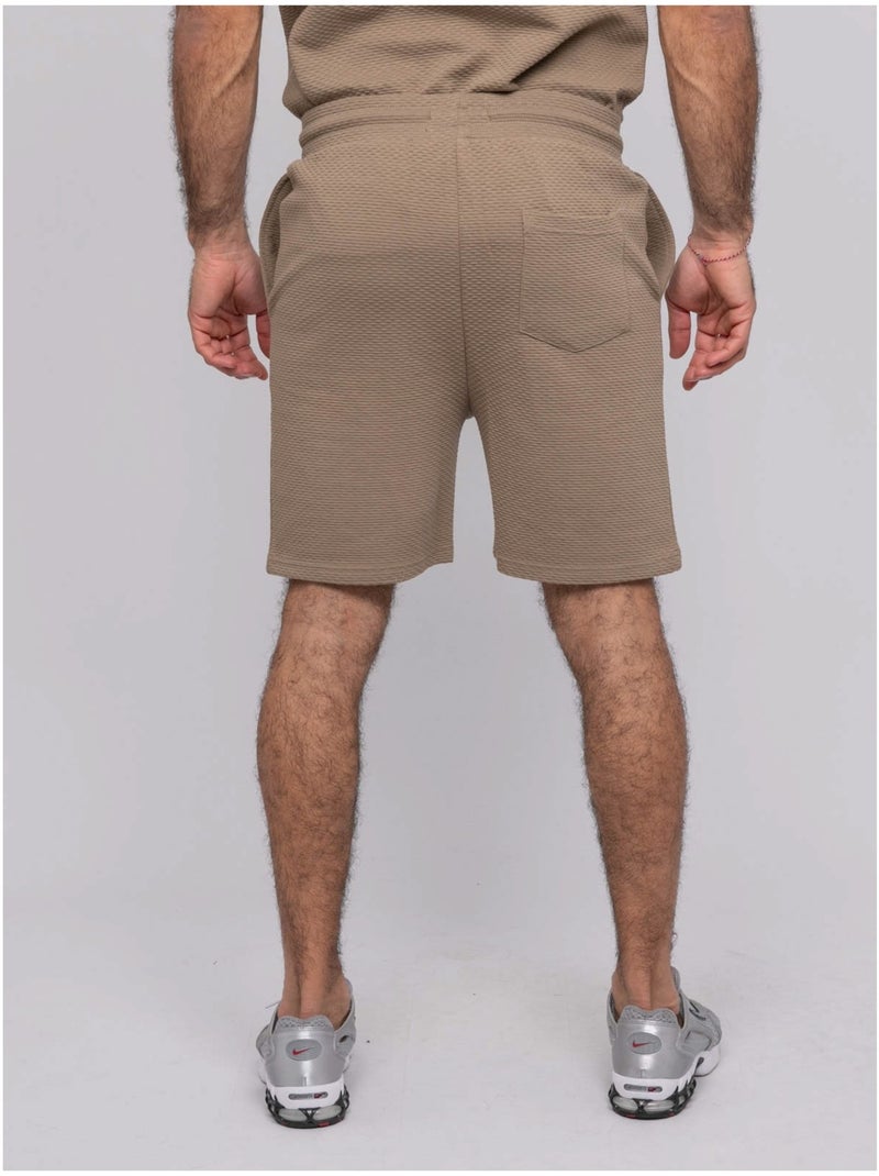Bermuda bomerlu Beige - Kiabi