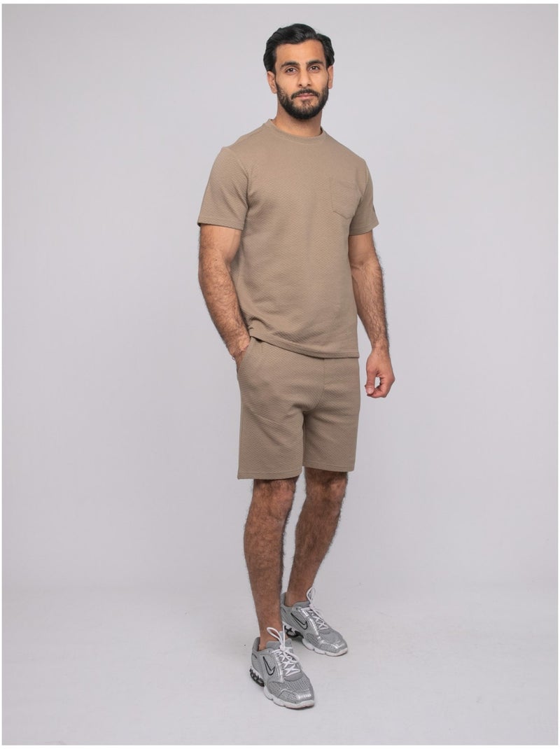 Bermuda bomerlu Beige - Kiabi