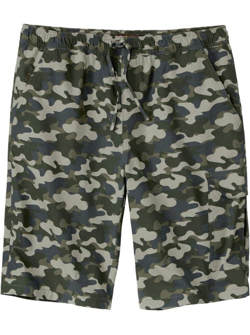 Bermuda Cargo Imprimé Camouflage   - ATLAS FOR MEN - Kiabi