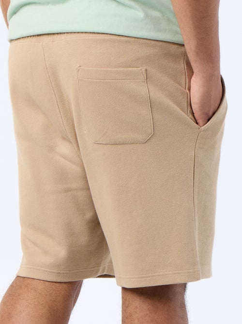 Bermuda chino à la taille élastiquée - Kiabi