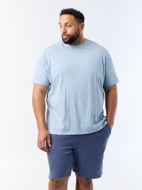 Bermuda chino à la taille élastiquée - Kiabi