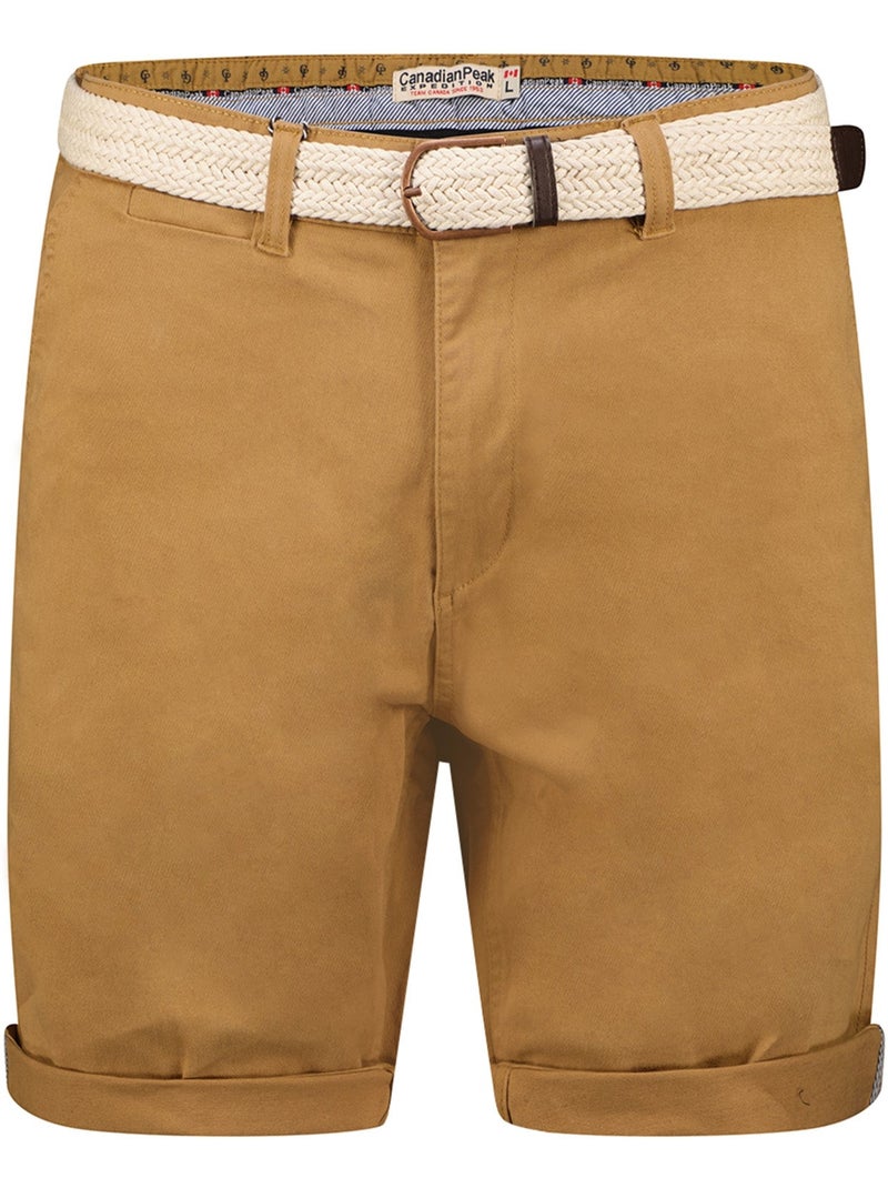 Bermuda chino avec ceinture plageak – canadian peak Beige - Kiabi