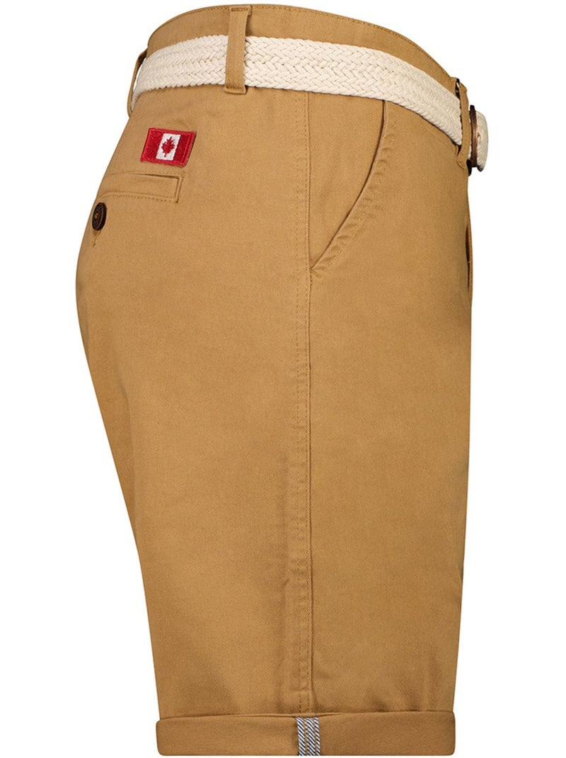 Bermuda chino avec ceinture plageak – canadian peak Beige - Kiabi