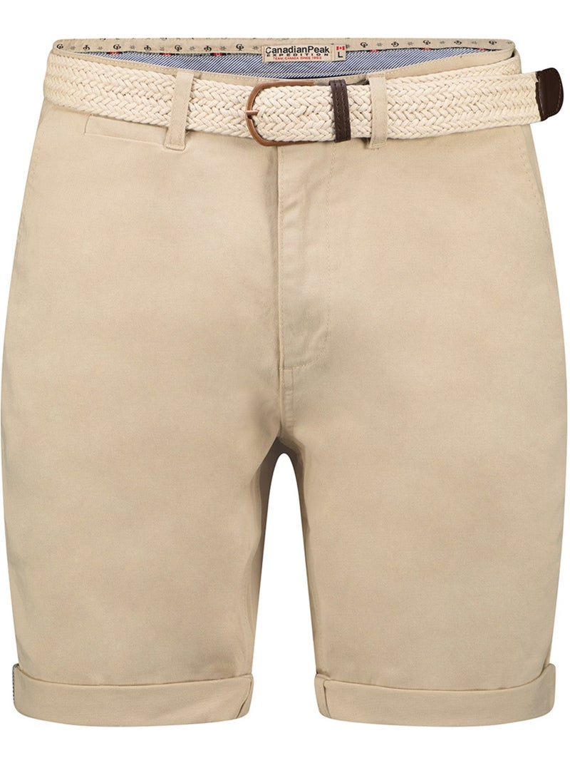Bermuda chino avec ceinture plageak – canadian peak Blanc cassé - Kiabi