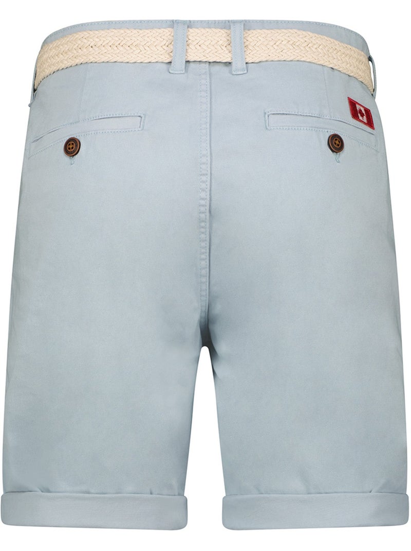 Bermuda chino avec ceinture plageak – canadian peak Bleu ciel - Kiabi