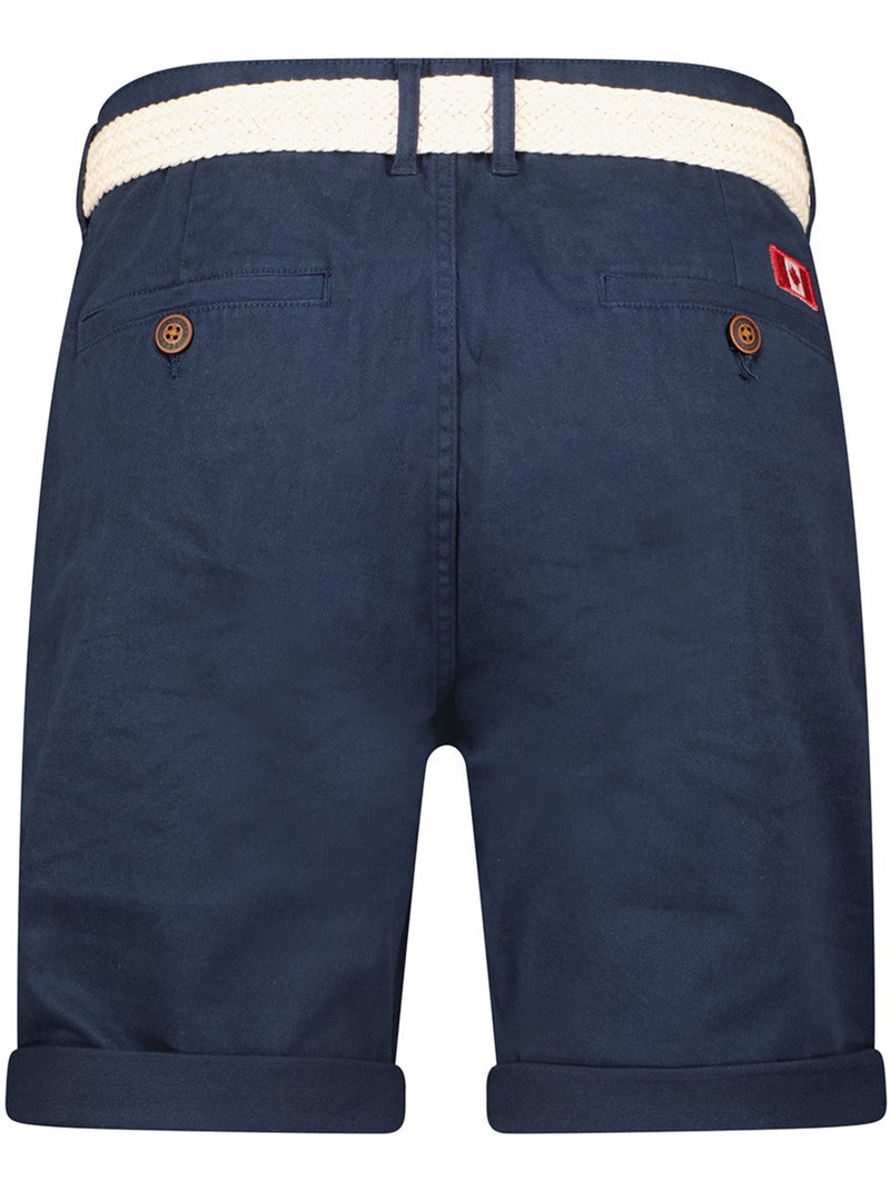 Bermuda chino avec ceinture plageak – canadian peak Bleu marine - Kiabi