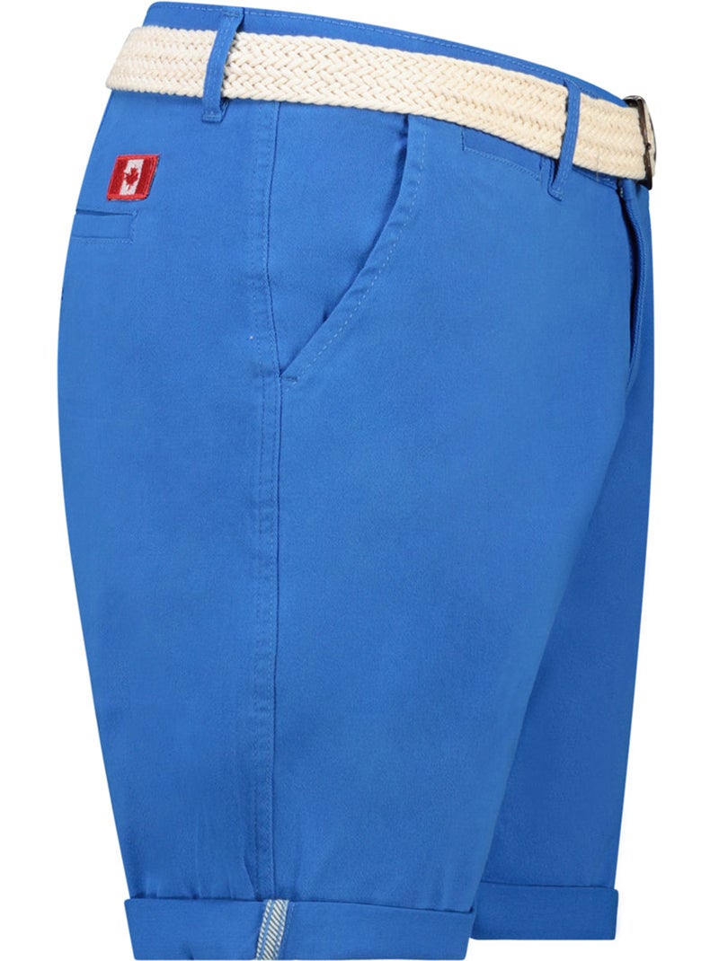 Bermuda chino avec ceinture plageak – canadian peak Bleu roi - Kiabi