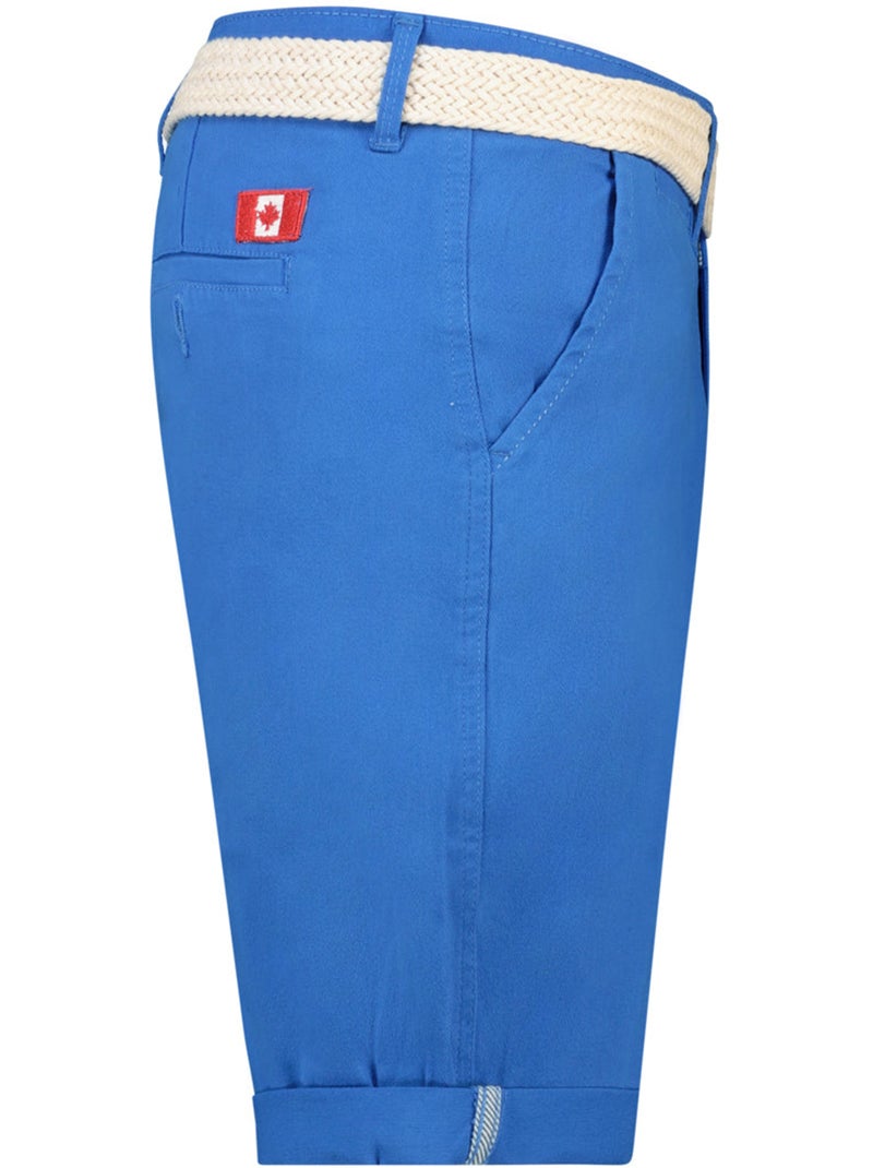 Bermuda chino avec ceinture plageak – canadian peak Bleu roi - Kiabi