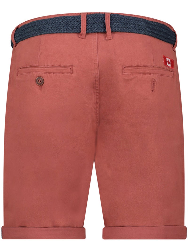 Bermuda chino avec ceinture plageak – canadian peak Brique - Kiabi