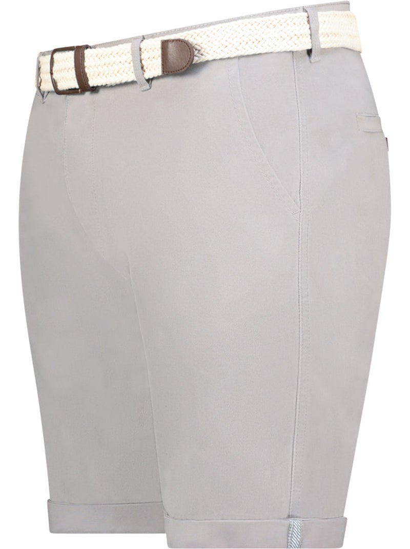 Bermuda chino avec ceinture plageak – canadian peak Gris clair - Kiabi