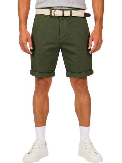 Bermuda chino avec ceinture plageak – canadian peak - Kiabi