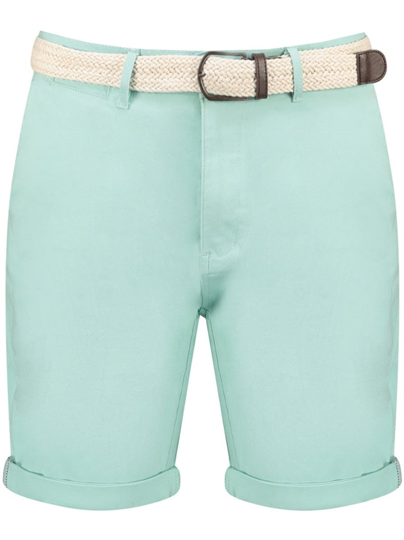 Bermuda chino avec ceinture plageak – canadian peak Menthe - Kiabi
