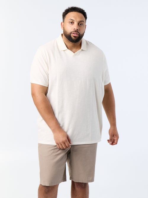 Bermuda chino avec cordons de serrage - Kiabi