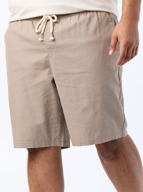 Bermuda chino avec cordons de serrage - Kiabi