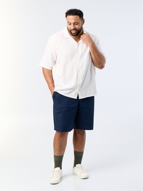 Bermuda chino avec cordons de serrage - Kiabi