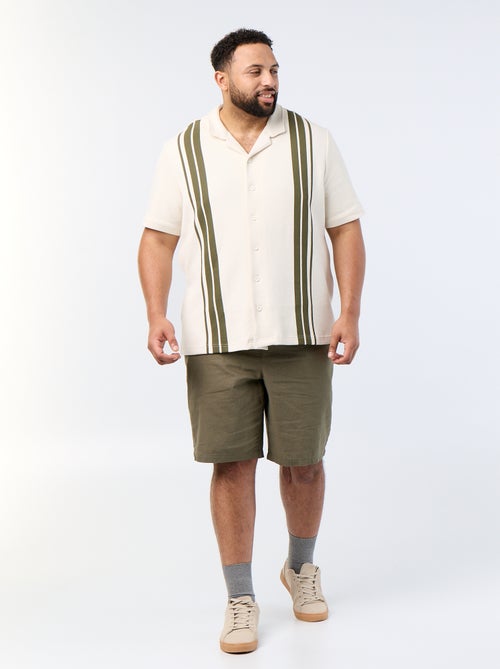 Bermuda chino avec cordons de serrage - Kiabi