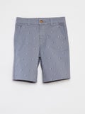 Bermuda chino avec imprimé GRIS - Kiabi