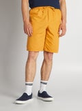 Bermuda chino avec taille élastiquée Jaune - Kiabi