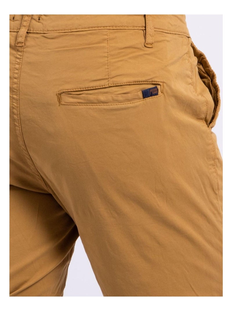 Bermuda chino BAZY Moutarde - Kiabi