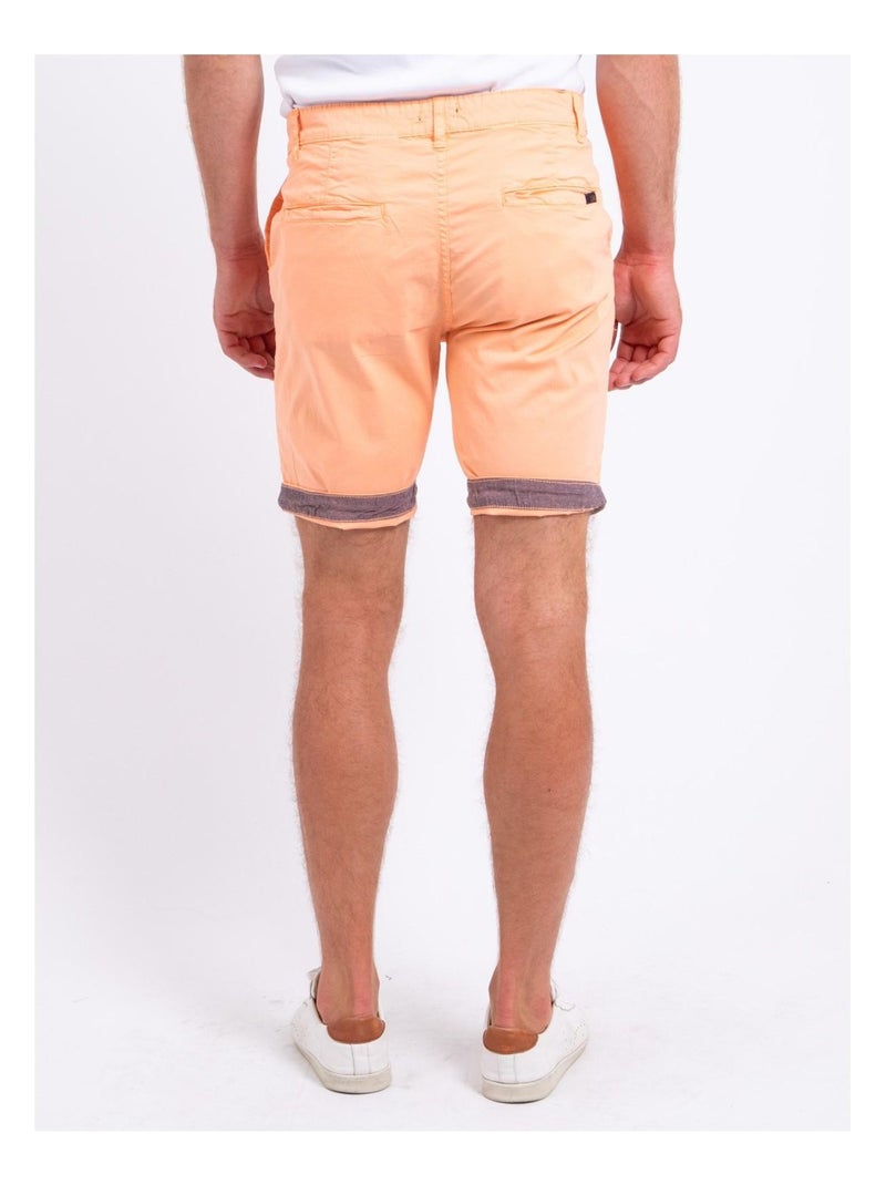 Bermuda chino BAZY Orange - Kiabi
