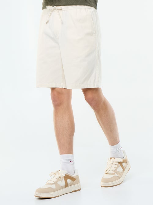 Bermuda chino en twill - Kiabi