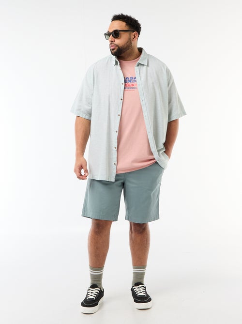 Bermuda chino en twill - Kiabi