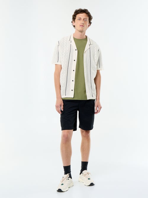 Bermuda chino en twill - Kiabi Bermuda chino en twill - Kiabi