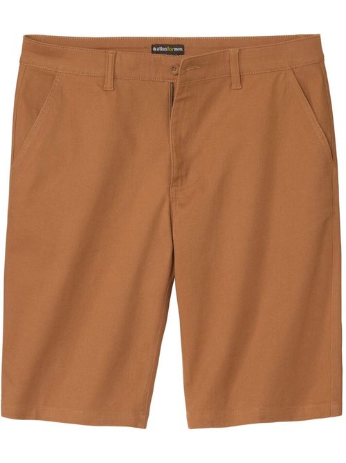 Bermuda Chino en Twill Stretch   - ATLAS FOR MEN - Kiabi