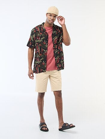 Bermuda chino en twill uni