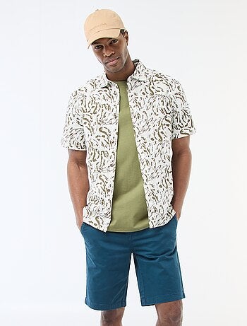 Bermuda chino en twill uni