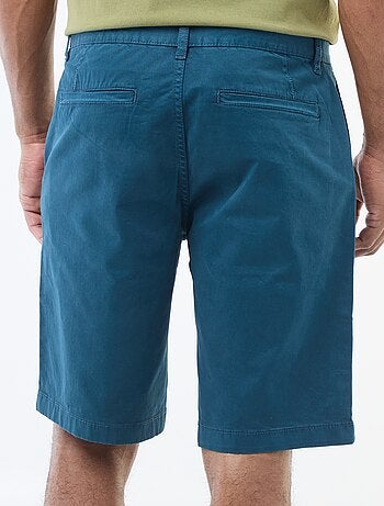 Bermuda chino en twill uni