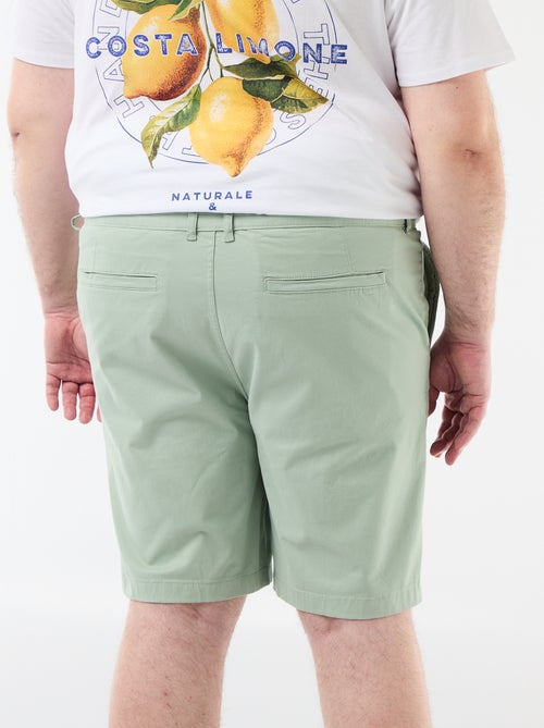 Bermuda chino en twill - Kiabi