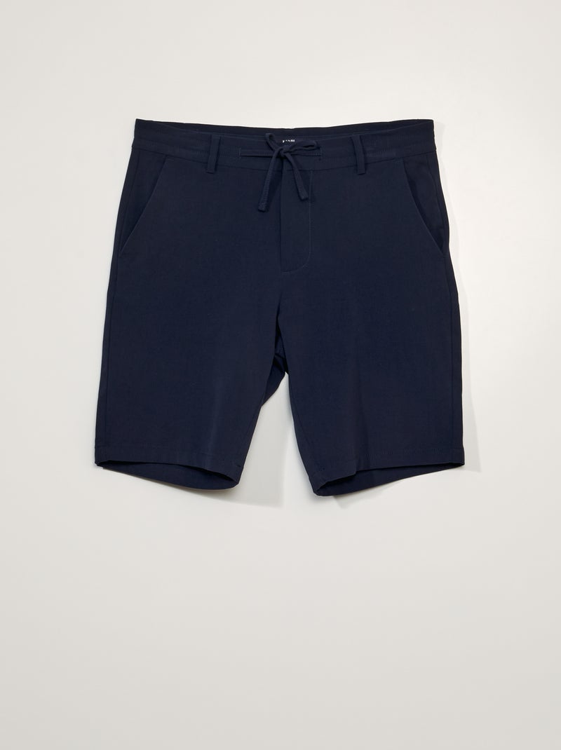Bermuda chino léger bleu marine - Kiabi