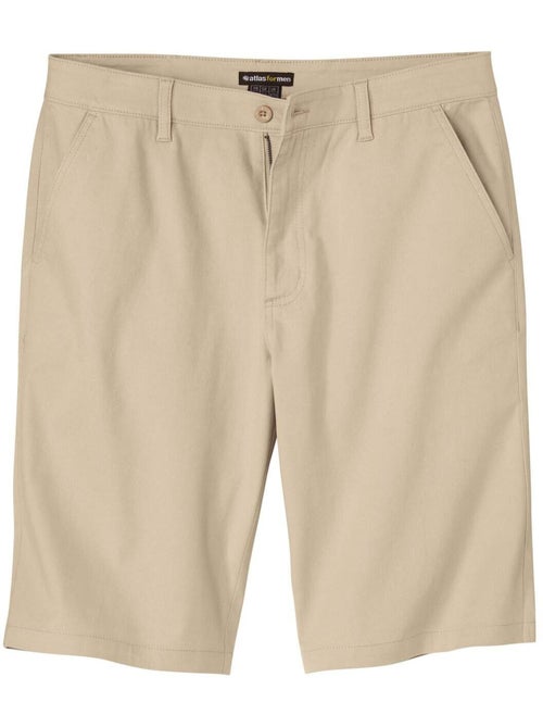 Bermuda Chino Twill Stretch   - ATLAS FOR MEN - Kiabi
