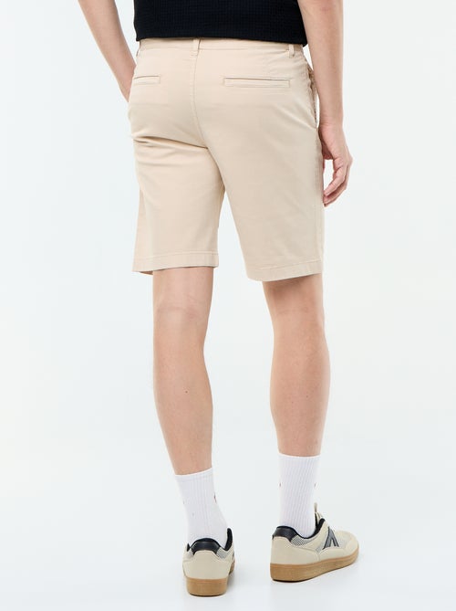 Bermuda chino uni - Kiabi