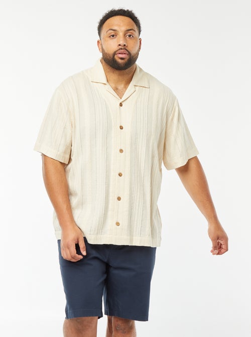 Bermuda chino uni - Kiabi