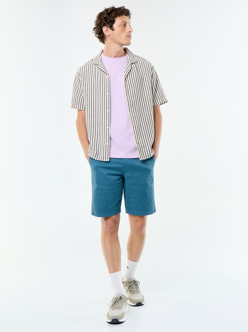 Bermuda chino uni - Kiabi