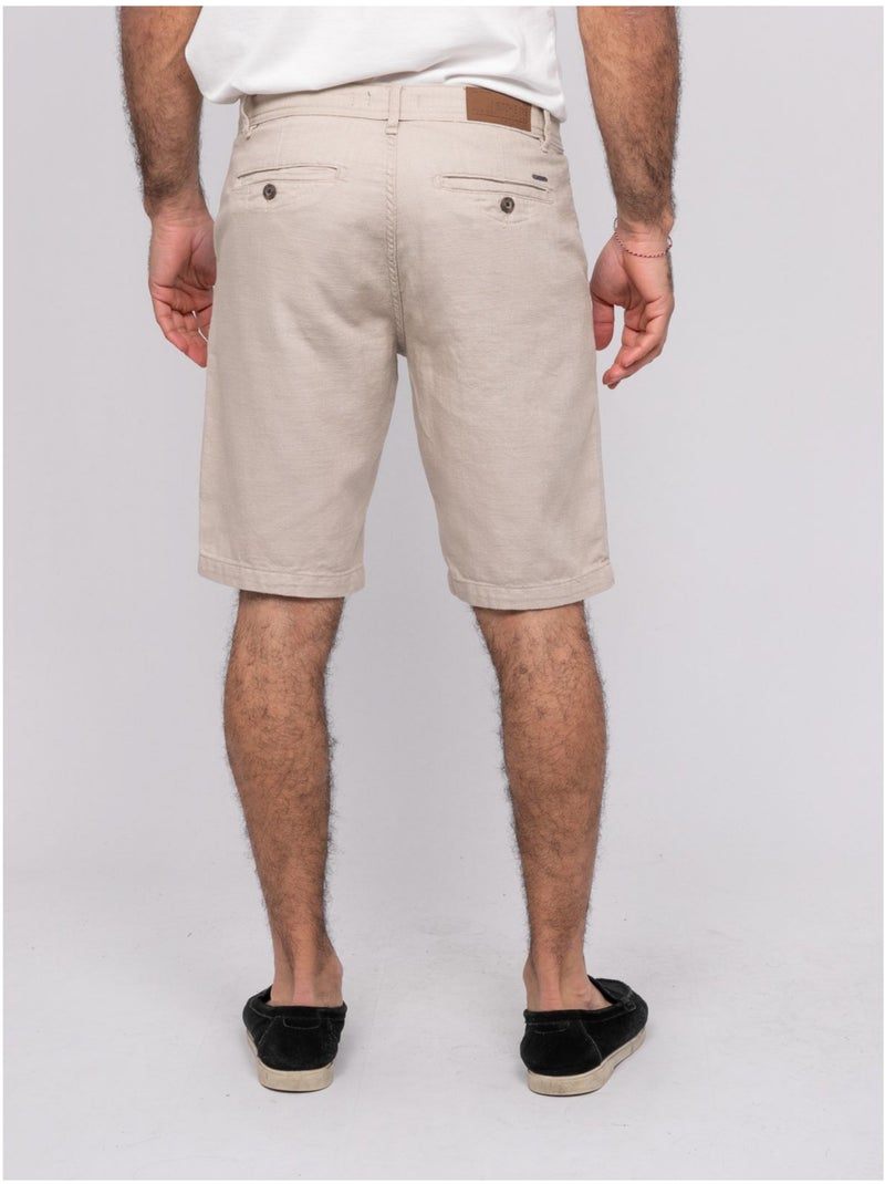 Bermuda coton  belkino Beige - Kiabi