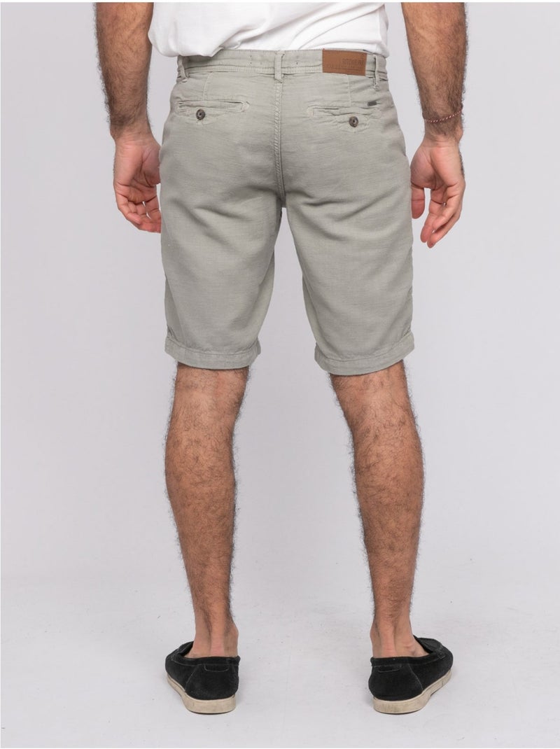 Bermuda coton  belkino Vert clair - Kiabi